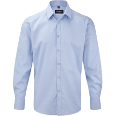 Chemise homme manches longues chevrons Bleu – Russell