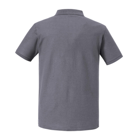 Polo homme Russell Authentic Eco Gris (Convoy Grey) 180 g/m² – vue 2