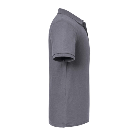 Polo homme Russell Authentic Eco Gris (Convoy Grey) 180 g/m² – vue 3