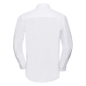 Chemise Oxford Manches Longues Russell Blanc Homme – vue 2