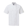 Veste chef cuisinier manches courtes Coolchecker® Premier – Blanc