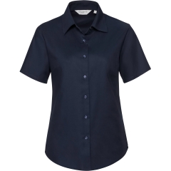 Chemise femme manches courtes Oxford Marine Russell
