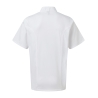 Veste chef cuisinier manches courtes Coolchecker® Premier – Blanc – vue 2