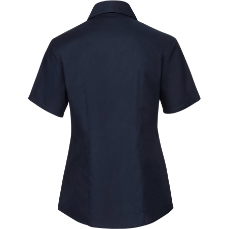 Chemise femme manches courtes Oxford Marine Russell – vue 2