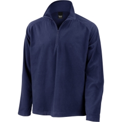 Veste micropolaire quart-zip Marine Result – Col zippé 200 g/m²
