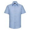 Chemise Oxford cintrée manches courtes homme Bleu – Russell