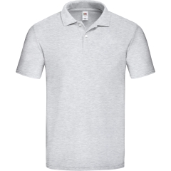 Polo Homme Original Gris Chiné Fruit of the Loom – 185 g/m²