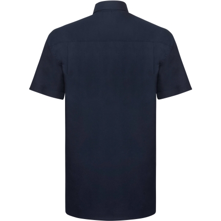 Chemise homme manches courtes Oxford Marine Russell Collection – vue 2