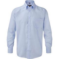 Chemise homme manches longues Non Iron Russell – Vif ciel (RU956M)