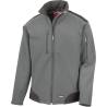 Veste de travail softshell Ripstop Cordura® Gris / Noir – Result
