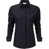 Chemise femme manches longues Ultimate Stretch Noire – Russell