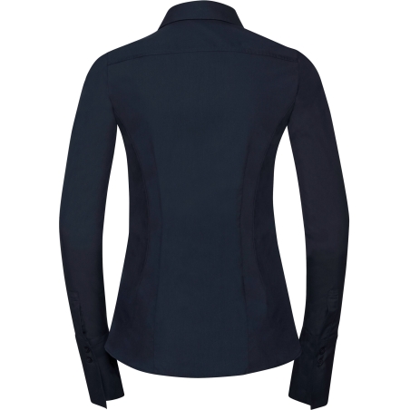 Chemise femme manches longues Ultimate Stretch Marine – Russell – vue 2