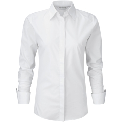 Chemise Femme Manches Longues Stretch Blanc – Russell