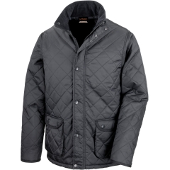 Veste Cheltenham Matelassée Noire Result – Coupe-Vent & Imperméable