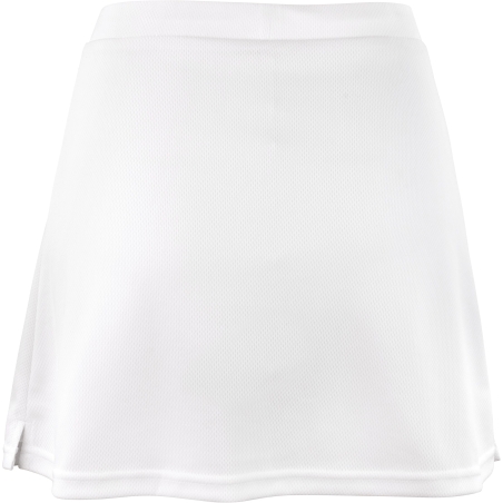 Jupe-short de sport femme coloris Blanc – Spiro Teamwear – vue 2