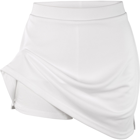 Jupe-short de sport femme coloris Blanc – Spiro Teamwear – vue 3