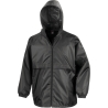Coupe-vent doublé filet Noir Result – Veste légère zippée