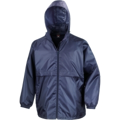 Coupe-vent doublé filet Marine Result – Veste légère zippée