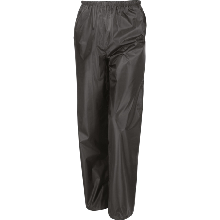 Ensemble de pluie Noir – vue 2