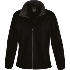Veste Softshell Femme Result Printable – Noir (280 g/m²)