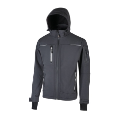 Veste softshell Space homme Gris (Asphalt Grey) – U-Power