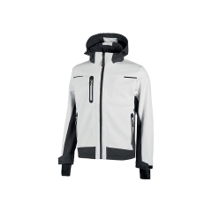 Veste Softshell Space Homme Blanc U-Power – Imperméable & Respirante