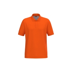 Polo unisexe Orange Fluo écoresponsable WK. Designed To Work