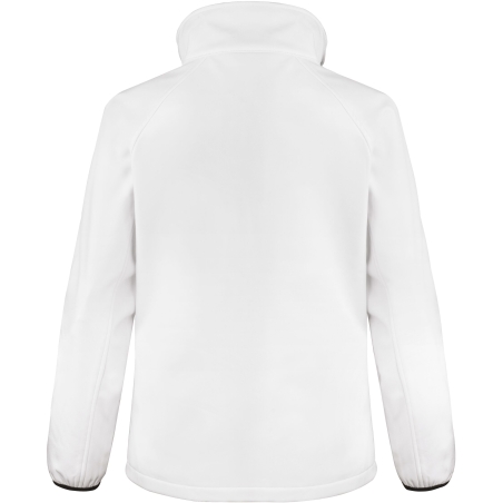 Veste Softshell Femme Result Printable – Noir / Blanc – vue 2