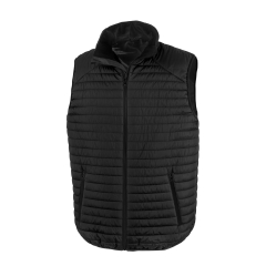 Bodywarmer sans manche recyclé THERMOQUILT Noir – Result