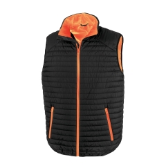 Bodywarmer THERMOQUILT Recyclé Result – Orange / Noir