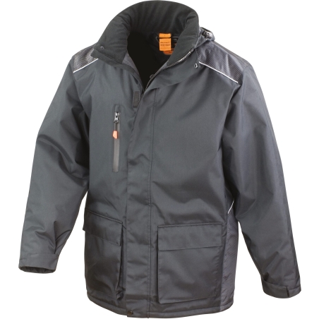 Parka de travail Result Workguard Vostex Noir – Coupe Large – vue 2