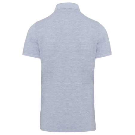 Polo manches courtes gris Oxford Grey homme – WK. Designed To Work – vue 2