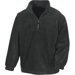 Veste Polaire Col Zippé Polartherm™ Noire Result – 330 g/m²