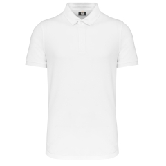 Polo Blanc Homme Manches Courtes WK. Designed To Work