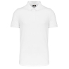 Polo Blanc Homme Manches Courtes WK. Designed To Work