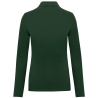 Polo manches longues femme Vert Forest Green – WK. Designed To Work – vue 2
