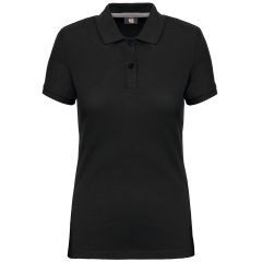 Polo manches courtes femme Noir – WK. Designed To Work