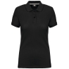 Polo manches courtes femme Noir – WK. Designed To Work