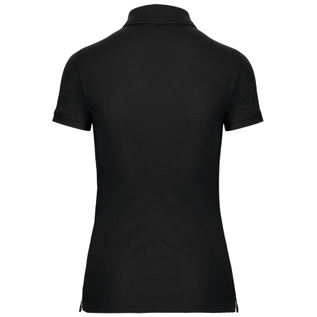Polo manches courtes femme Noir – WK. Designed To Work – vue 2