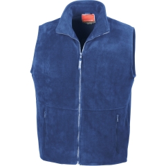 Gilet polaire Polartherm™ Result Bleu Royal – Sans manches zippé