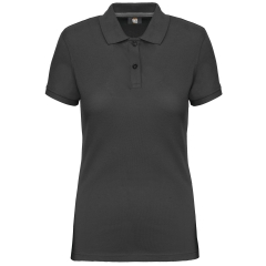 Polo Manches Courtes Femme Gris WK. Designed To Work