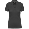 Polo Manches Courtes Femme Gris WK. Designed To Work