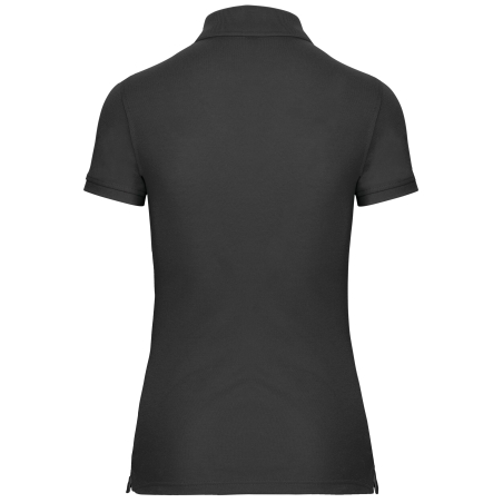Polo Manches Courtes Femme Gris WK. Designed To Work – vue 2