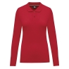 Polo Manches Longues Femme Rouge – WK. Designed To Work