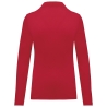 Polo Manches Longues Femme Rouge – WK. Designed To Work – vue 2