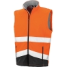 Bodywarmer Softshell Haute Visibilité Orange Result – Gilet HV