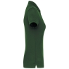 Polo Manches Courtes Femme Forest Green WK. Designed To Work – vue 3