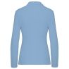 Polo manches longues femme ciel WK. Designed To Work – 200 g/m² – vue 2
