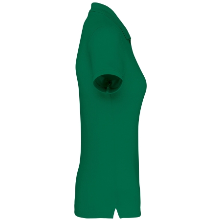 Polo Manches Courtes Femme Vert Kelly Green – WK. Designed To Work – vue 3