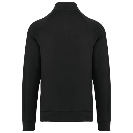 Veste molleton coton French Terry unisexe Noir – WK. Designed To Work – vue 2